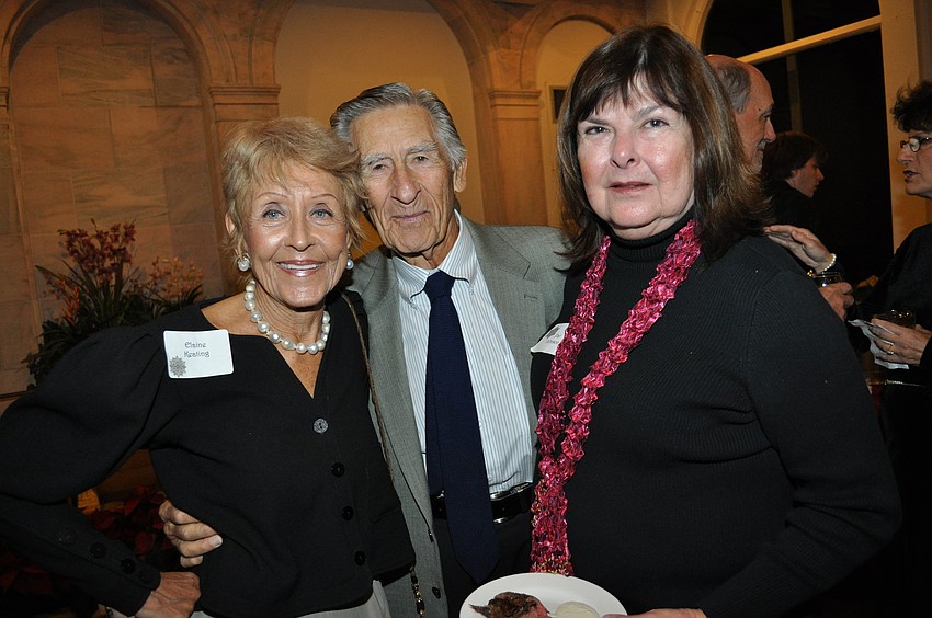 Elaine Keating, Dr. Sydney Katz and Pat Johnson