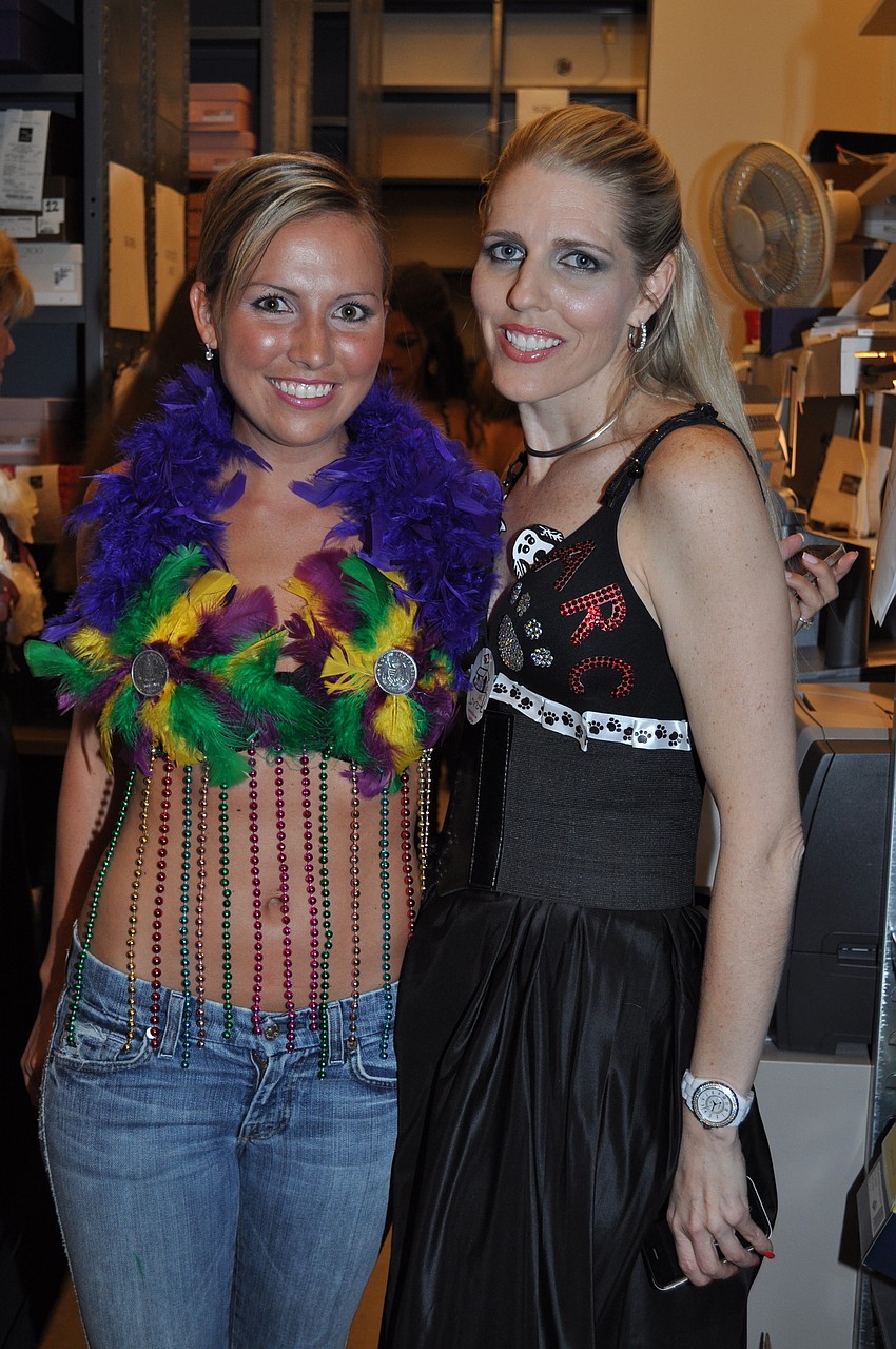 Models Molly Klauber and Shelley Binion