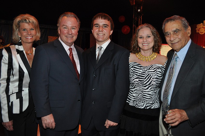 Michael Klauber, his son Max Klauber, Maggie Ross and Ed Kalin