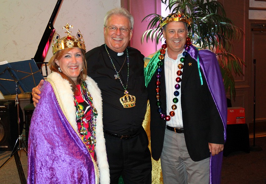 Queen Tracy Knight, Rev. Don Roberts and King Tom Knight