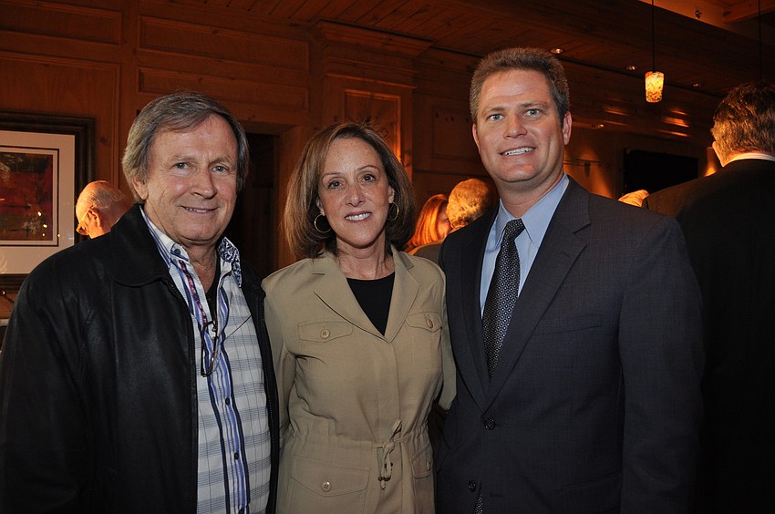 Charles and Deb Knowles and Paul Hudson