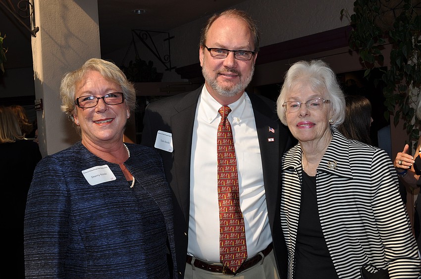 Sherry, Tom and honoree Beverly Koski