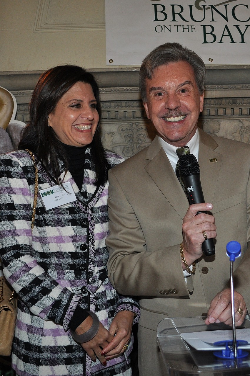 Event chair Lisa Krouse and Dr. Arthur Guilford