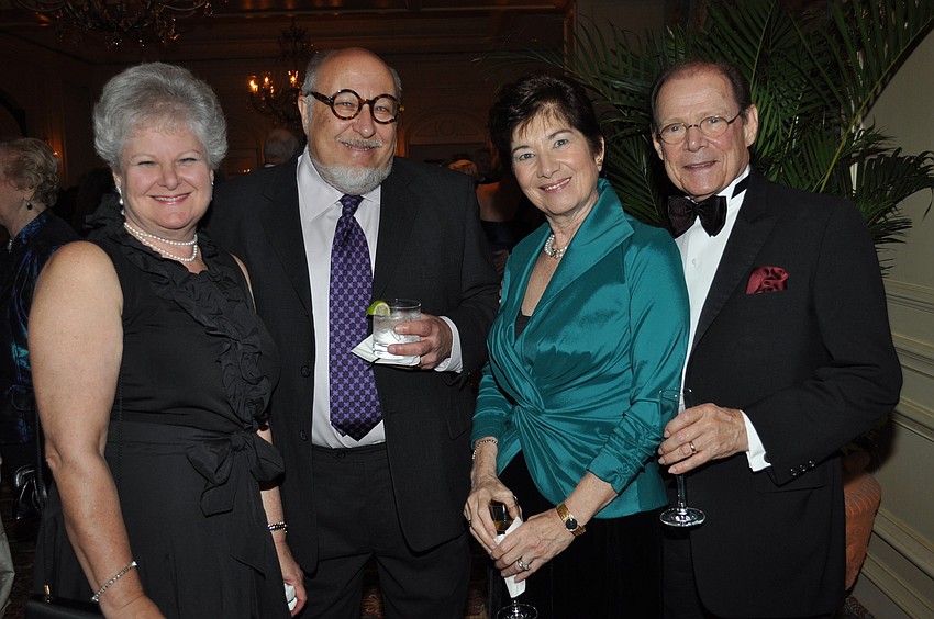 Ruth and Michael Lando with Marie and Donald Monsky