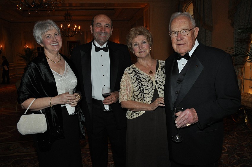 Maureen and John Lengyel with Helen White and Dr. Francis Price