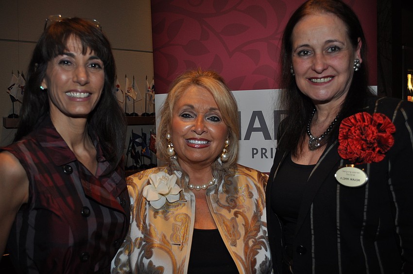 Fashion Week Co-chairs Victoria Leopold, Ida Zito and Flora Major
