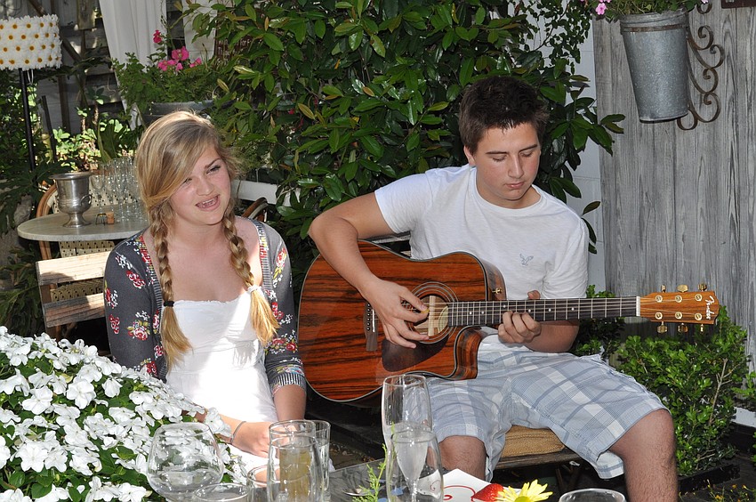 Olivia Little and Bo Gilmore provided the entertainment