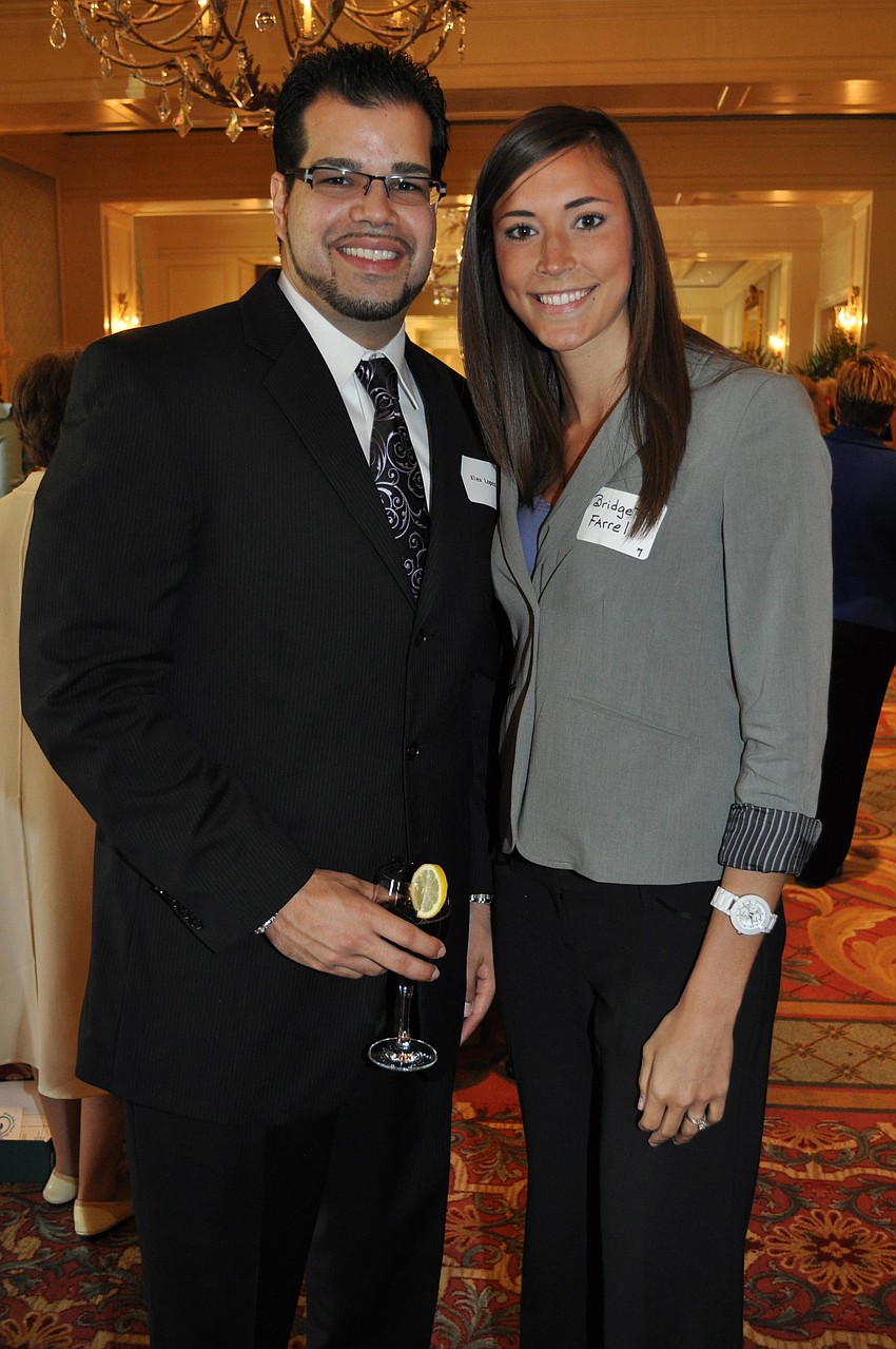 Alex Lopez and Bridget Farrell