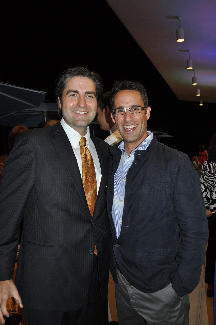 Close competition for Standout Man: Tom Luzier and Dr. Hardy Schwartz