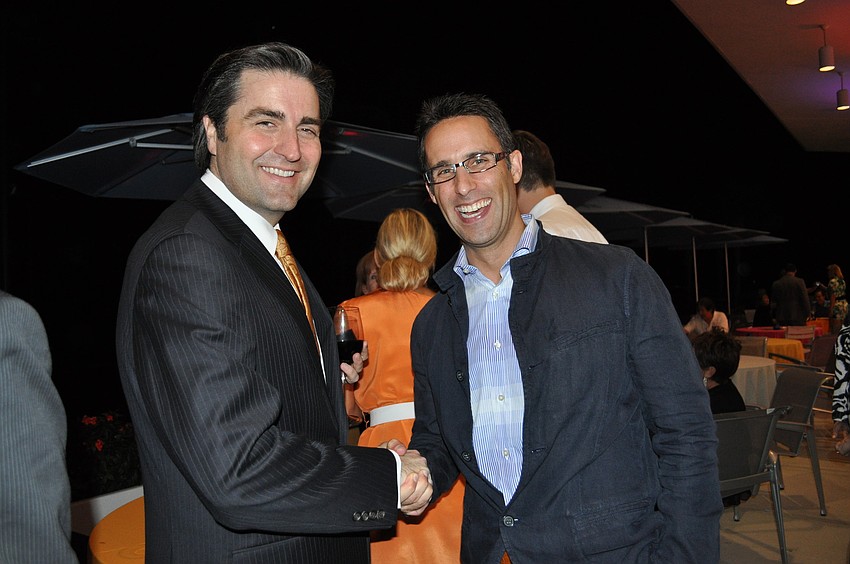 Close competition for Standout Man: Tom Luzier and Dr. Hardy Schwartz