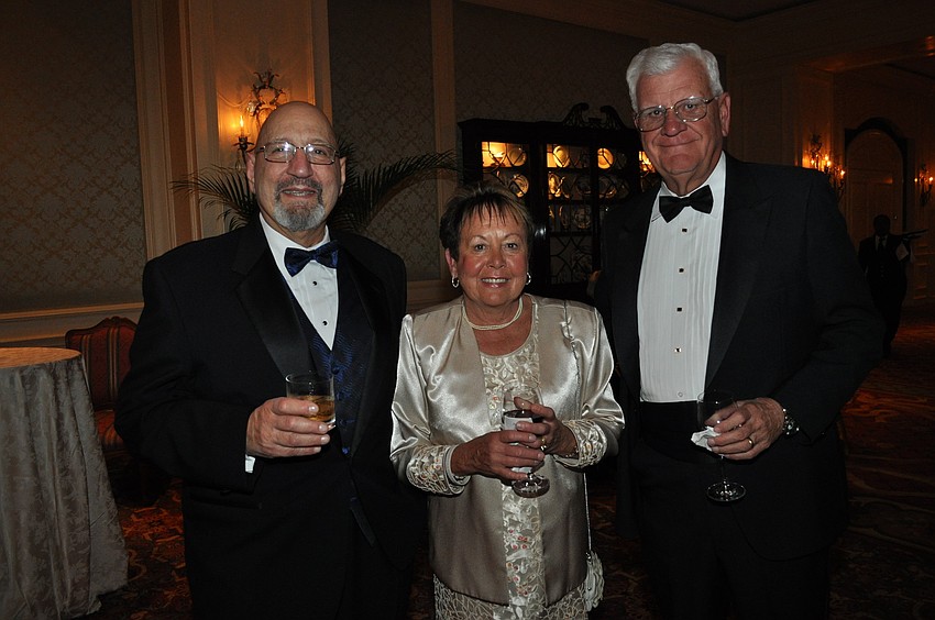 Richard Maier with Kathy and John Yaglenski