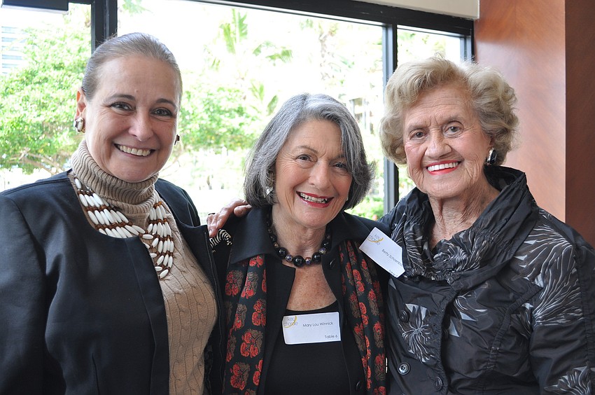 Flora Major, Mary Lou Winnick and Betty Schoenbaum