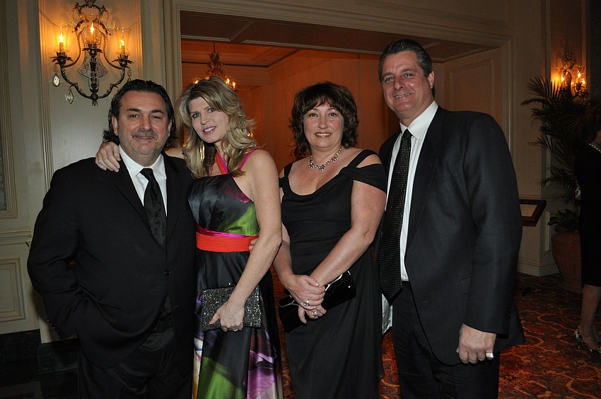 Phil and Kim Mancini with Stephanie and Joseph Coccia