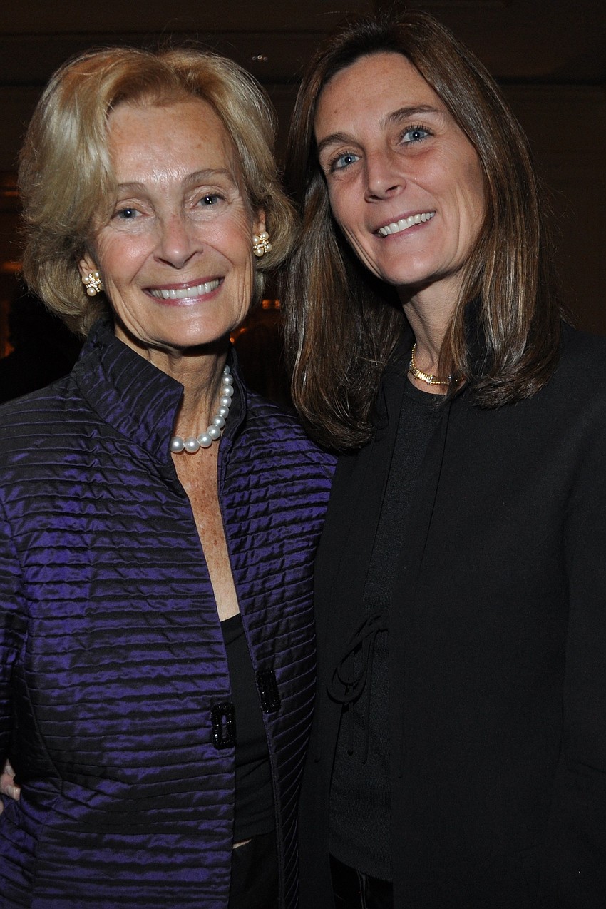 Honorary Chair Jean Martin and daughter Kathleen Hunt