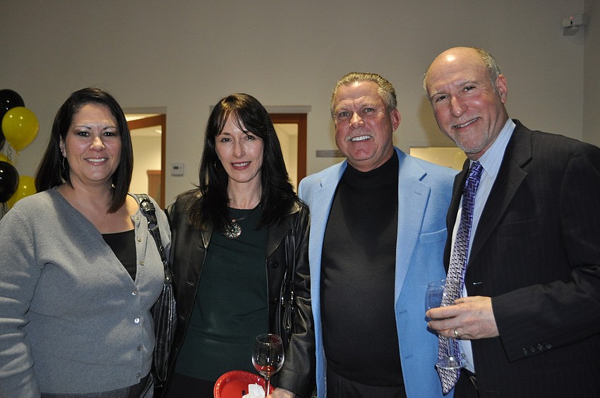 Trish McConnell, Susan Elkins, Tom Baker and Bob Elkins