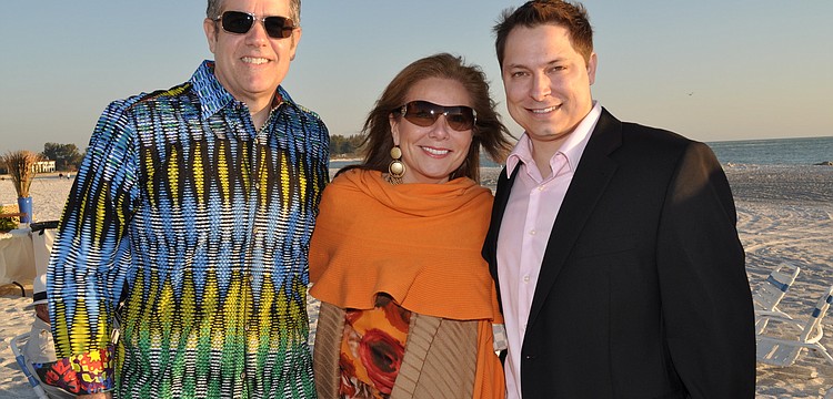 Jeff and Giovanna McGrath with Wayne Ard