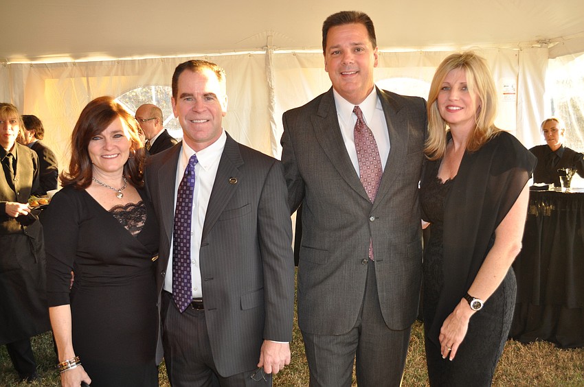 Wendy and Shaun Merriman with Jeff and Kim Whitson