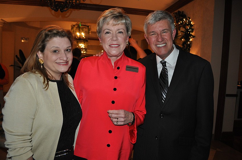 Tricia Mire, Susan Buck and Artistic Director Michael Donald Edwards