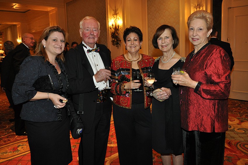 Tricia Mire, Jim Herrington, Pat Baer, Ann Bachman and Carol Camiener