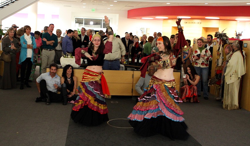 Misha and Kajal, belly dancers of Pure Sarasota, put on quite a show.