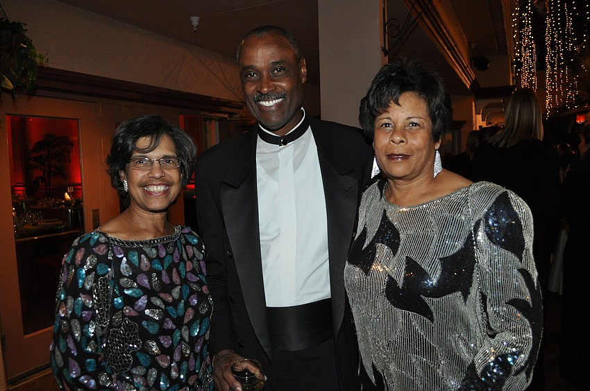 Karen Morgan with Ted and Julie Downing