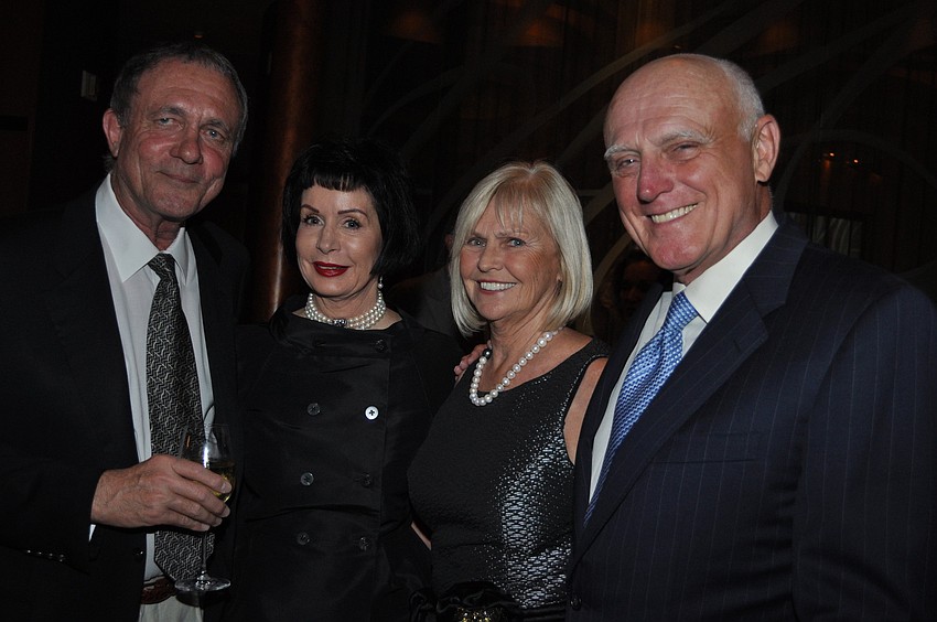 David and Jacqueline Morton, Carol and Larry English