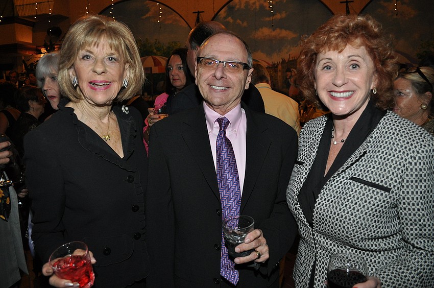 Gloria Moss, Alfred Rose and Estelle Crawford