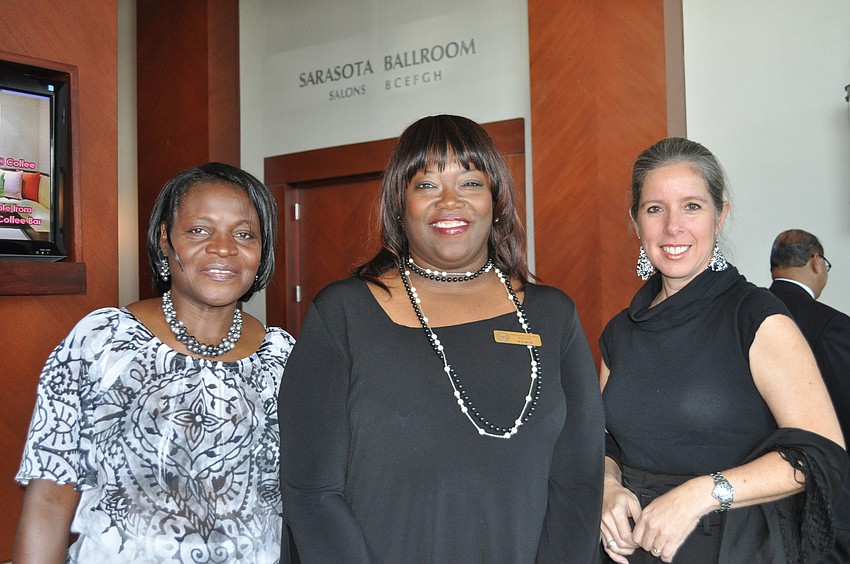 Addie Newsome, Tracy Goodman and Yanuvi Erbele