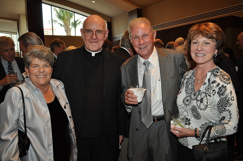 Diane North, Rev. Gerry Finegan, Ron and Mary Helene Foxworthy