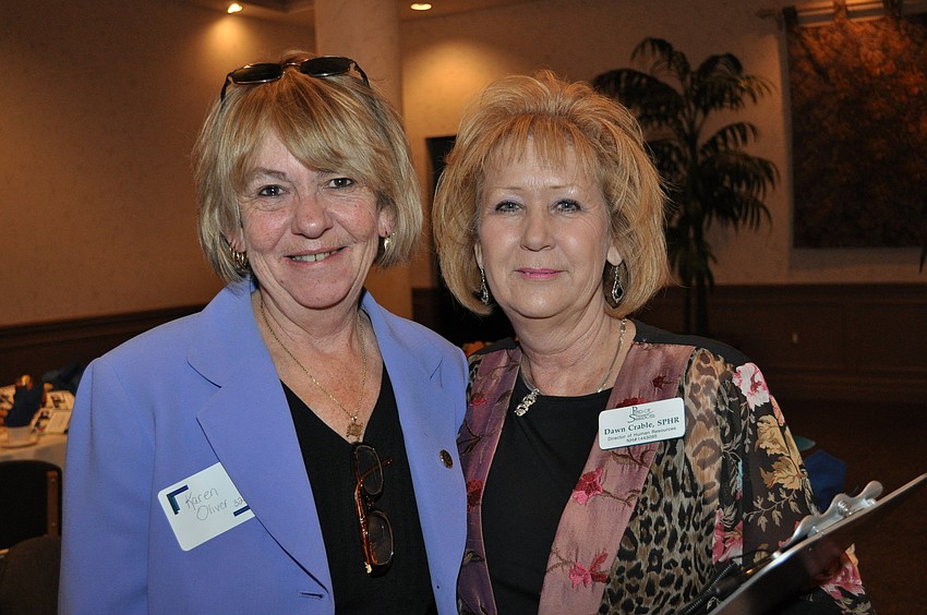 Karen Oliver and Dawn Crable