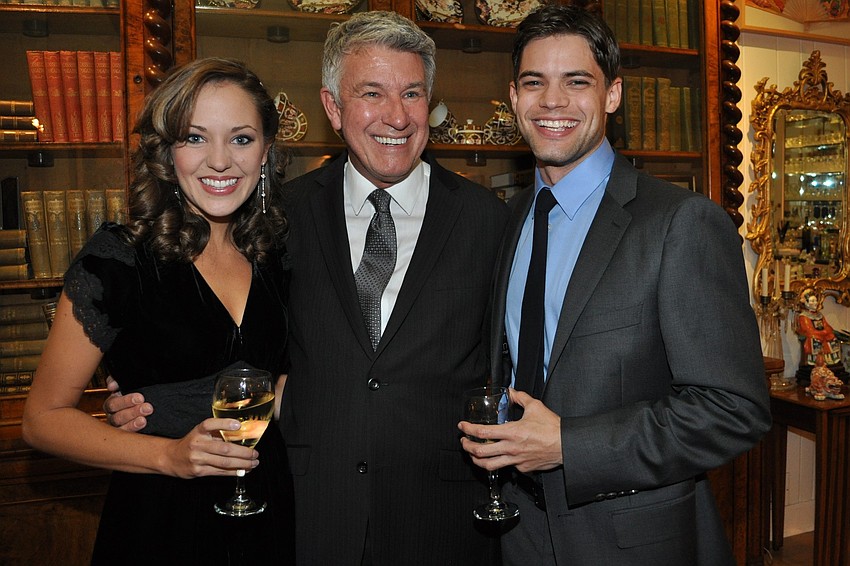 Laura Osnes (Bonnie), Michael Donald Edwards and Jeremy Jordan (Clyde)