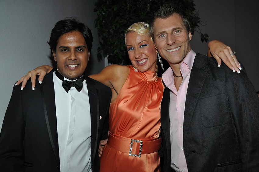 Anand Pallegar, Elizabeth Cartier and James Amato