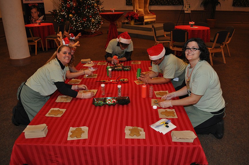 Panera Bread sponsored the cookie decorating station