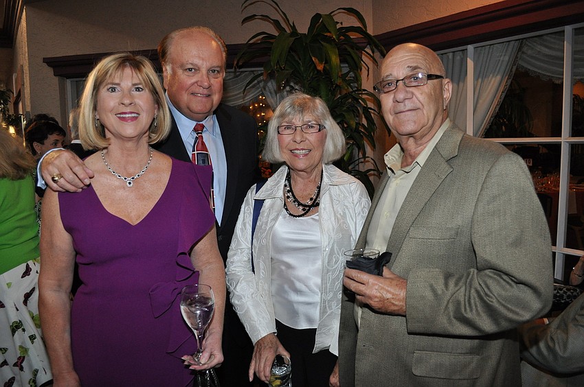 Pat and Ron Pantello with Gerri Aaron and Marvin Albert