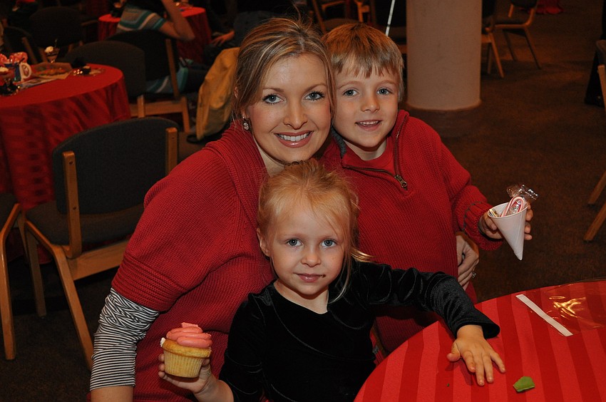 Valerie, Ava and Triston Parsons