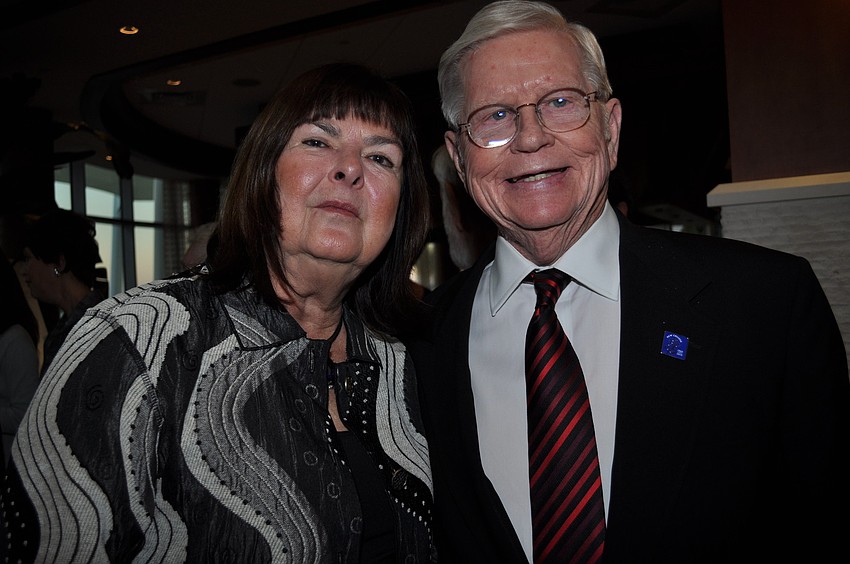 Pat and Senator Bob Johnson, president of Designing Women Boutique