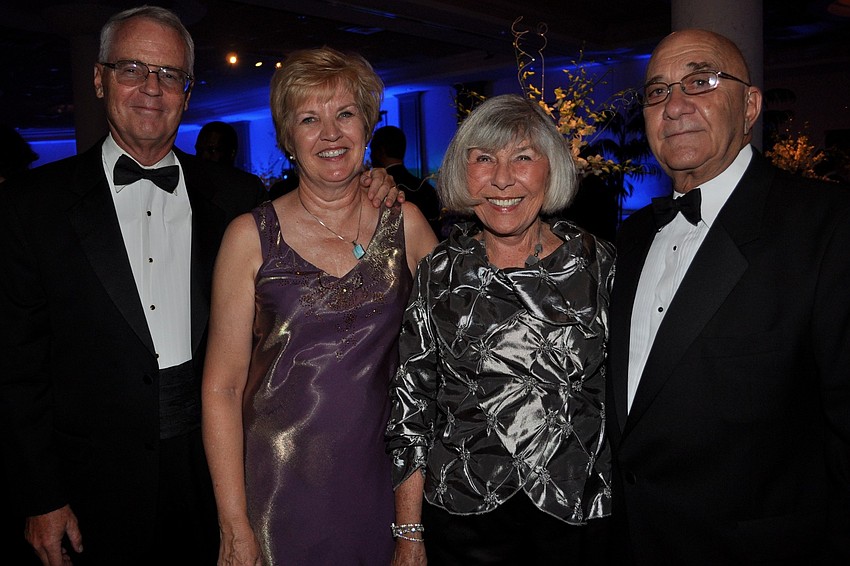 Tom and Marjorie Peters, Gerri Aaron and Marvin Albert