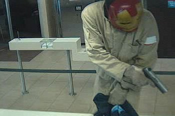 Video surveillance image of the suspected robber. COURTESY OF THE FLAGLER COUNTY SHERIFF'S OFFICE