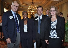 Bob Waechter, Commissioner Carolyn Mason, Shawn Byrd and Lori Brink