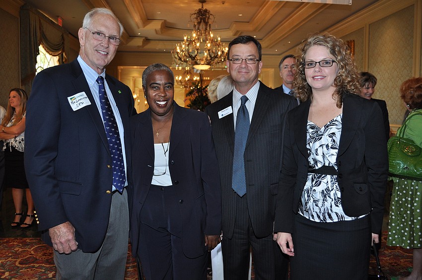 Bob Waechter, Commissioner Carolyn Mason, Shawn Byrd and Lori Brink