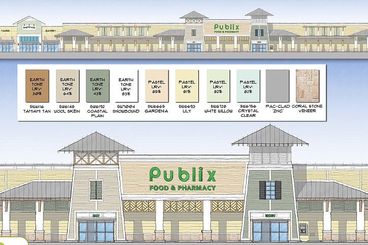 Island Walk (formerly known as the Palm Harbor Shopping Center) could look like this. (Courtesy rendering)