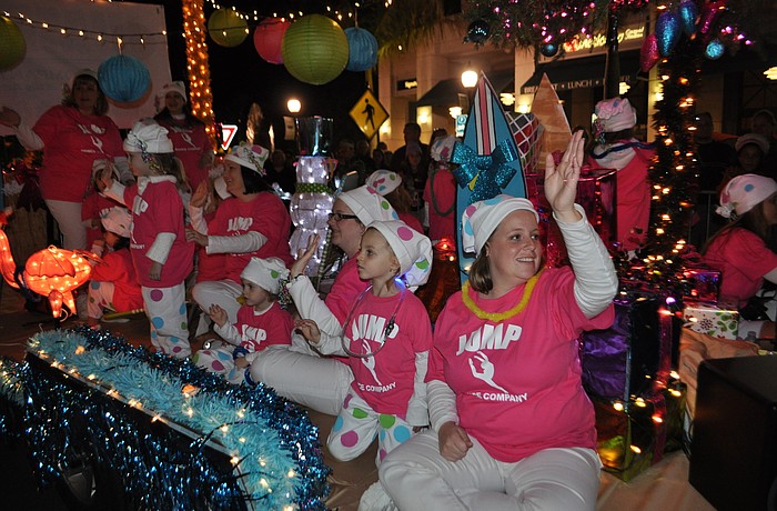 Members of the JUMP Dance Company were pretty in pink