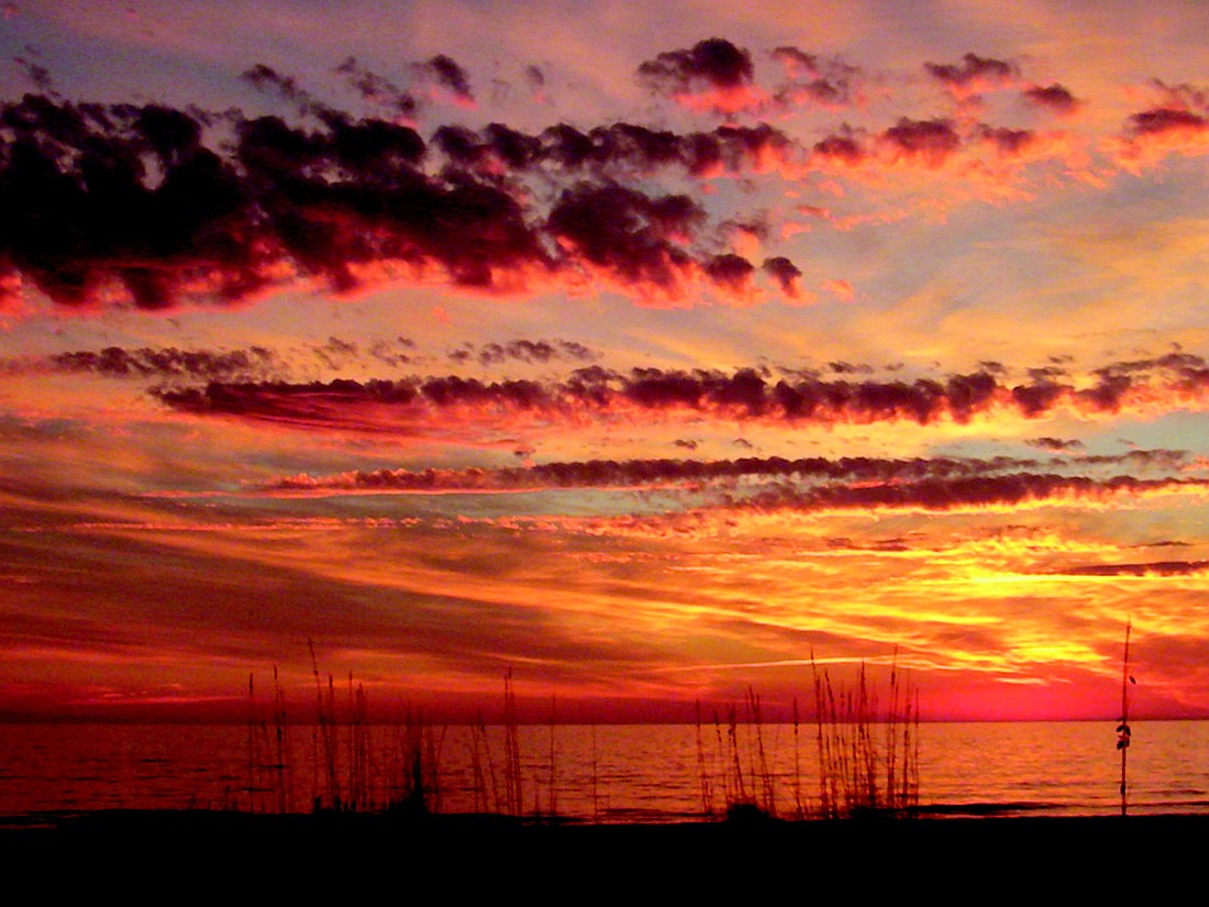 Fred Beyerlein submitted this sunset photo, taken near Spanish Main Yacht Club.