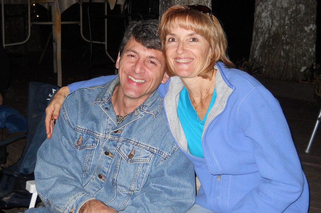Lakewood Ranch residents Bruce and Martha Kleinberg enjoyed the campfire.