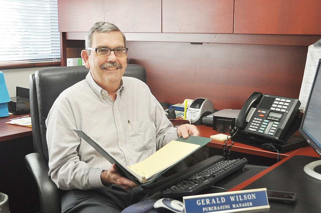 Purchasing Manager Gerry Wilson is retiring Feb. 23, after 11 years with the town.