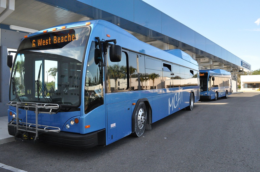 Manatee County will have to match a FDOT Transit Service Development Grant once funding becomes available.