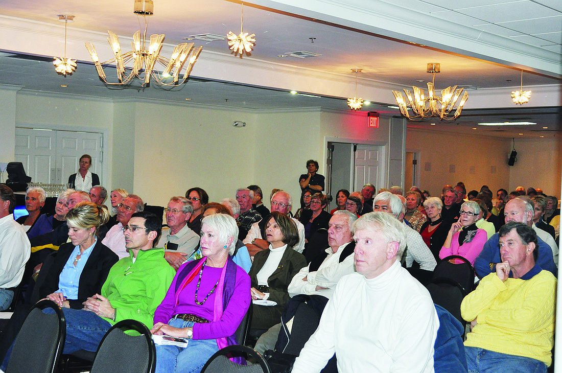 Approximately 175 people attended the annual Casey Key Association meeting Jan. 27.