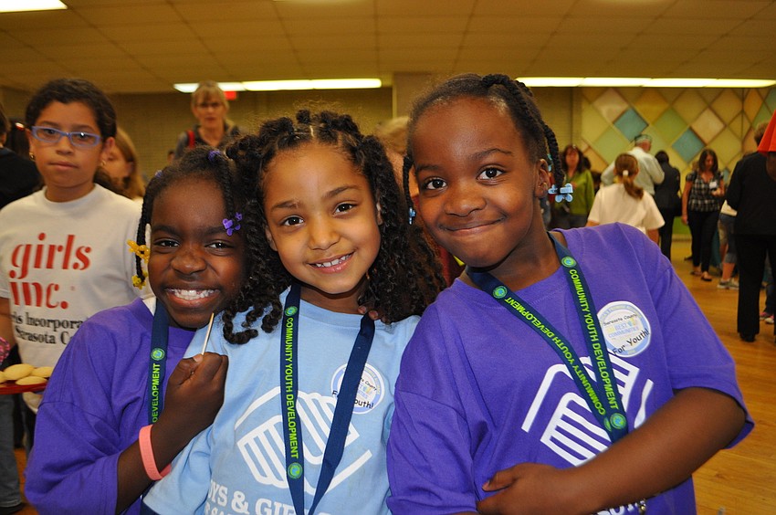 Jamia Barber, Shanlya Gamole and Jamariah Barber