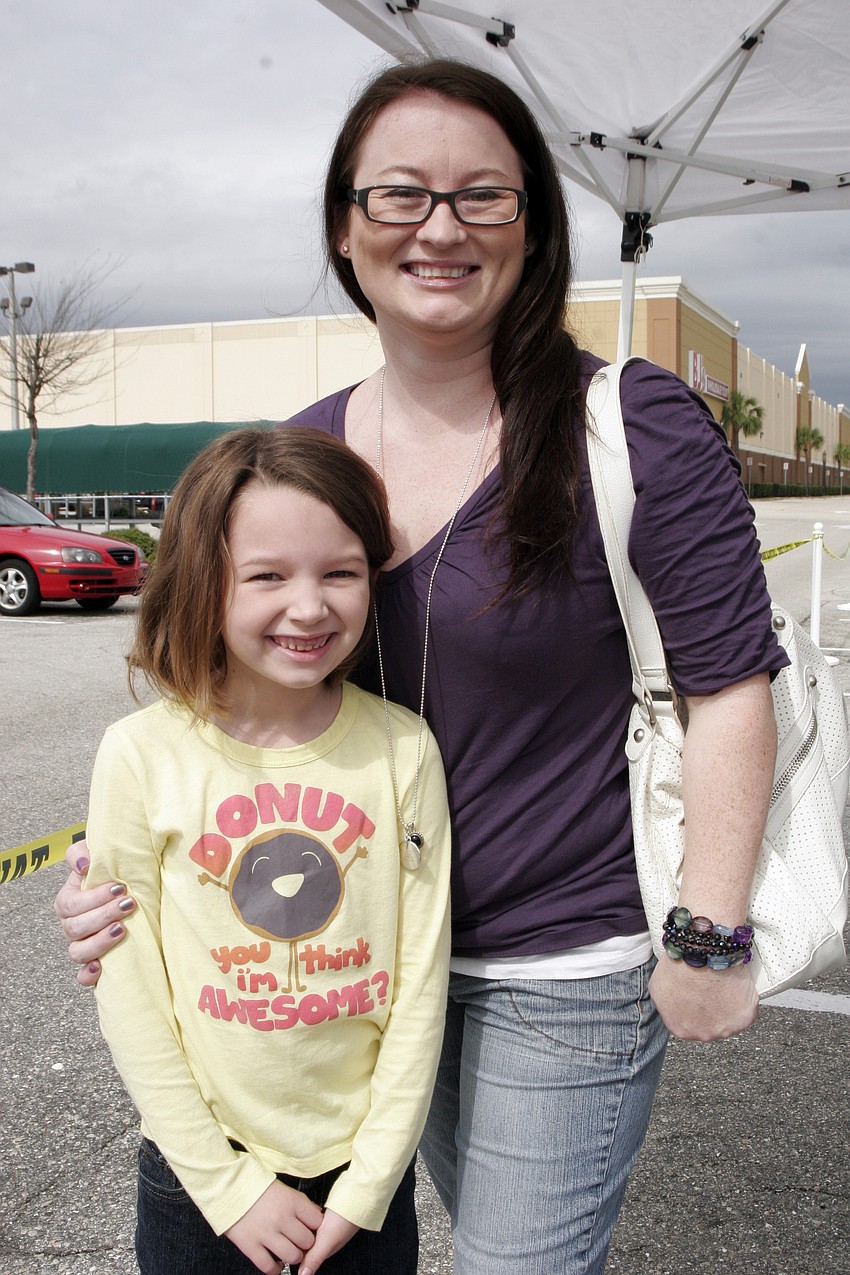 Stefanie Fauquet enjoyed spending the afternoon with her 6-year-old daughter, Paris.