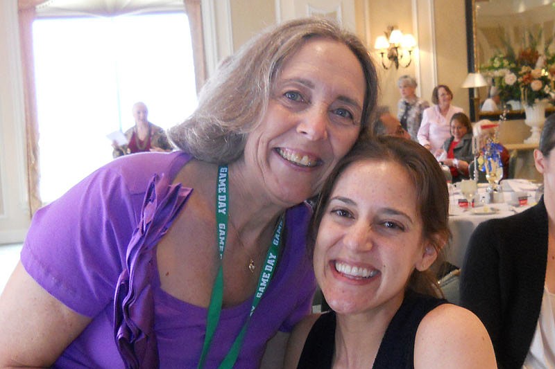 Temple Emanu-El Sisterhood honoree Kim Sheintal celebrated with her daughter Liana Bryant.